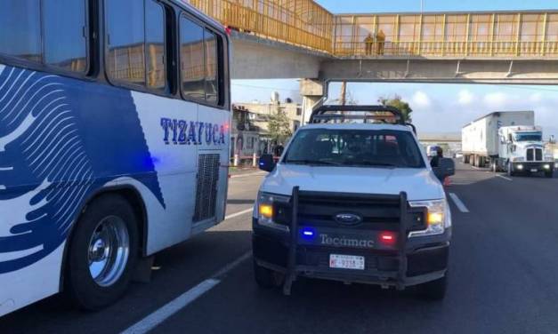 Revisiones, detenciones y al Ejército, piden transportistas de Tizayuca