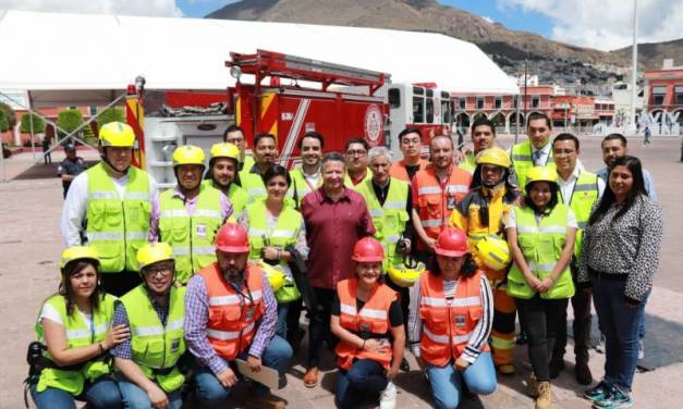 Hidalgo tuvo participación en Simulacro Nacional del 19S