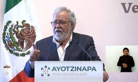 Harfuch participó en “verdad histórica” de Ayotzinapa: Encinas