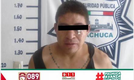 Capturan en flagrancia a presunto carterista en la Central de Abastos de Pachuca