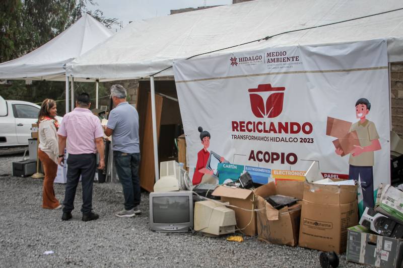 Inicia campaña de acopio de residuos “Reciclando Transformamos Hidalgo”