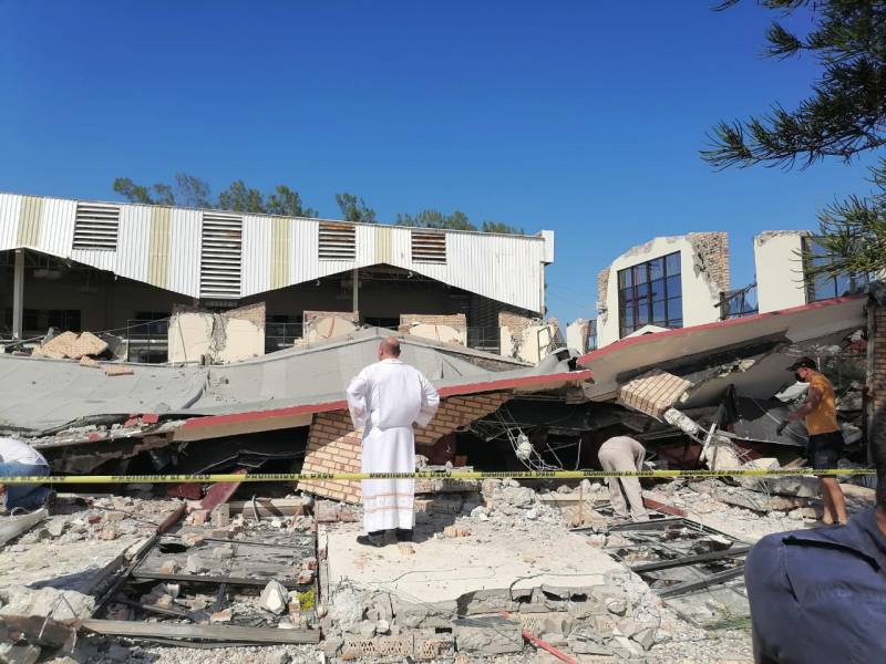 Colapsa techo de una iglesia en Tamaulipas; suman 10 fallecidos