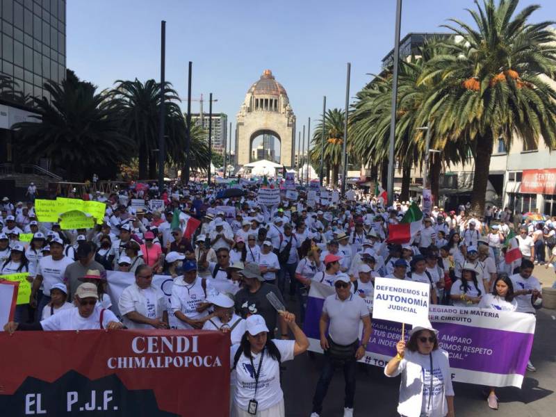 En 20 ciudades marchan contra la eliminación de fideicomisos