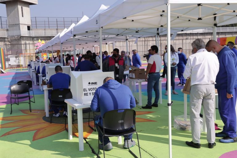INE implementará prueba para garantizar el voto de personas en prisión preventiva