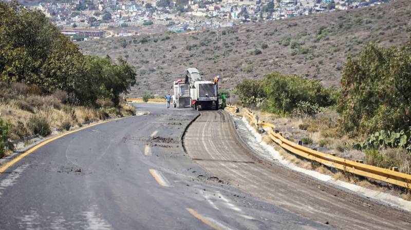 Inician reconstrucción de autopista del corredor de la montaña en Real del Monte