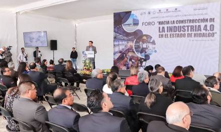 Promueven construcción de la industria 4.0 en el Congreso de Hidalgo