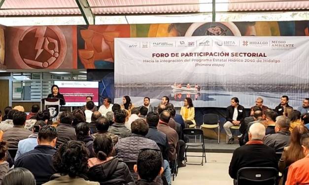 Buscan integrar un programa que consolide la sustentabilidad hídrica en Hidalgo