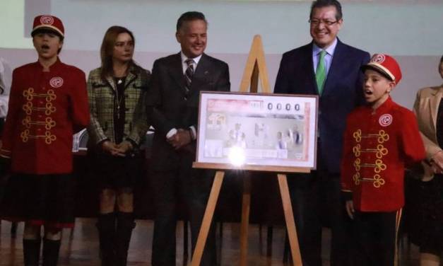 Develan billete de la Lotería Nacional por la transición de Procuraduría a Fiscalía