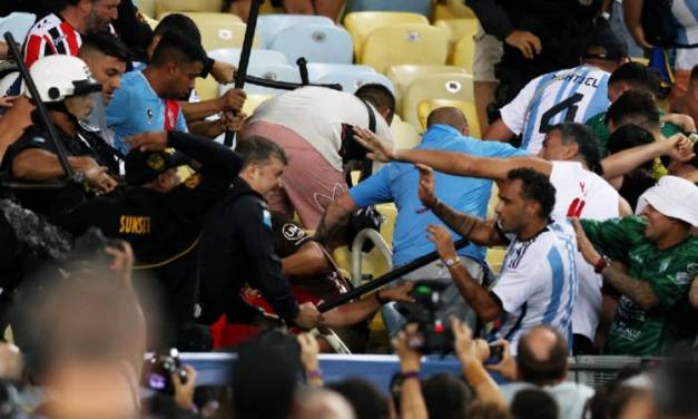 Se desata la violencia en el Maracaná