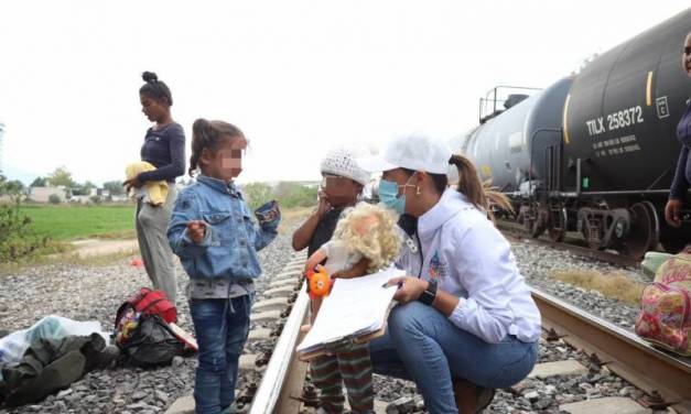 CDHEH acompaña a caravana migrante en Atitalaquia