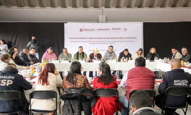 Segobh evalúa a Consejos Municipales de Seguridad Pública