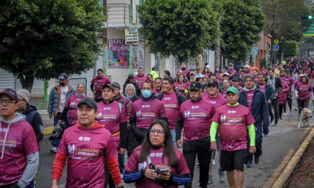 DIF Hidalgo llevó a cabo la primera Caminata con Causa