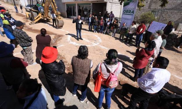 Continúan inicios de obras en Pachuca