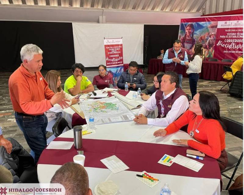 Coesbioh realiza talleres 7 municipios de Hidalgo