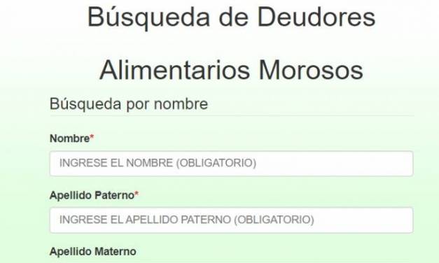 Incluirían a deudores alimentarios en solicitudes de matrimonio