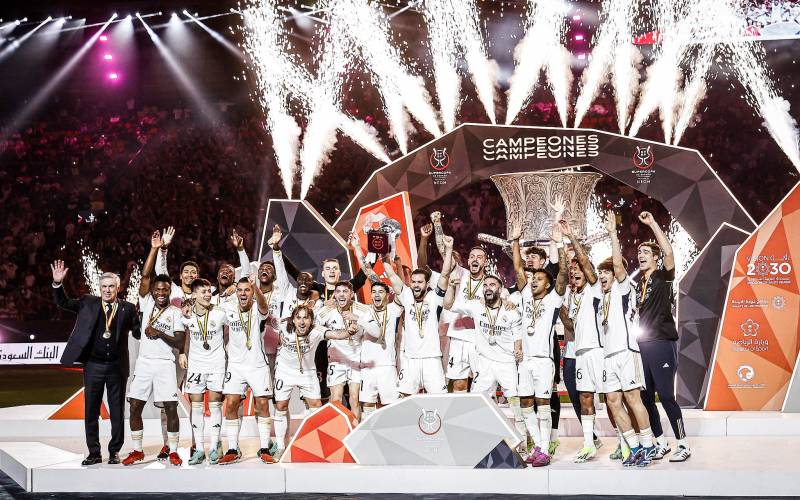 Real Madrid gana la Supercopa de España