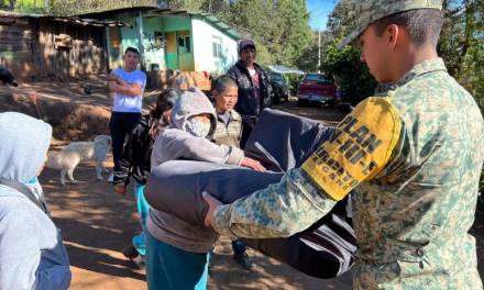 Personal militar llevaron apoyos a población de la Huasteca y Sierra de Hidalgo