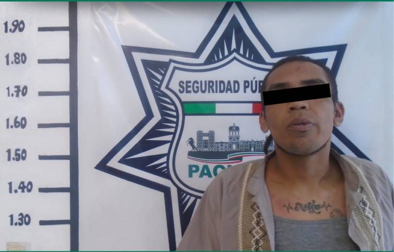Por presunto narcomenudeo, aseguran a hombre en la colonia Morelos