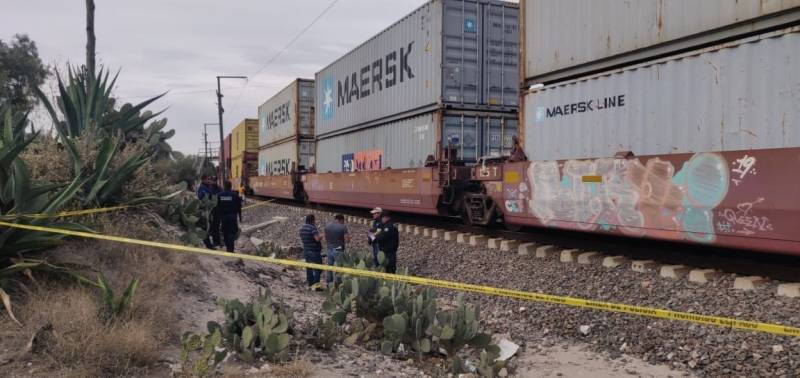 Muere hombre arrollado por tren en Tula