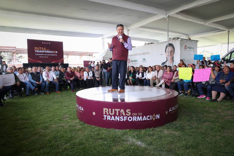 Gobernador fortalece infraestructura municipal de Ajacuba