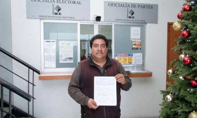 Javier Agis Cruz, posible candidato independiente de Almoloya