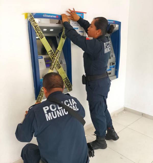 Intentan desmantelar cajero automático con explosivos en Tula
