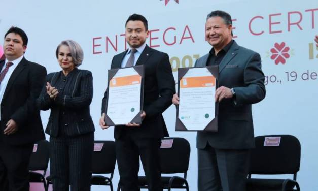 Obtiene Despacho del Gobernador certificaciones internacionales