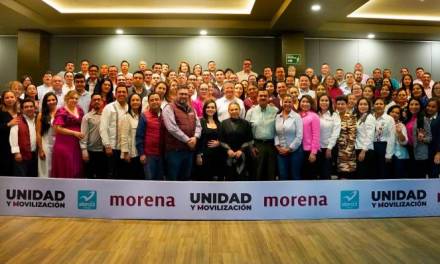 Respalda Menchaca a 111 aspirantes de Morena en Hidalgo
