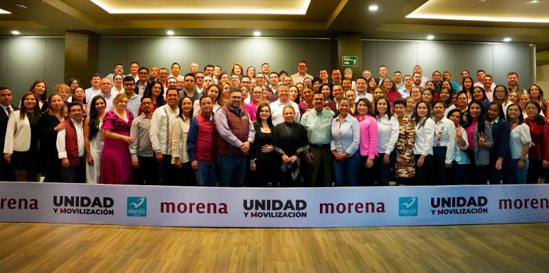 Respalda Menchaca a 111 aspirantes de Morena en Hidalgo