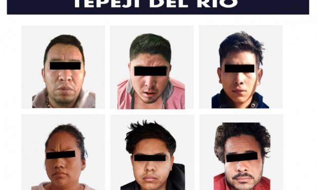 Capturan a banda dedicada al robo de transporte en Tepeji