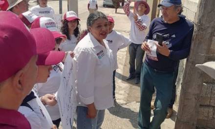 Zorayda Robles inició campaña por la alcaldía de Apan