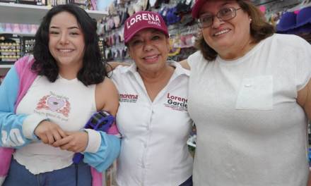 Lorena García se compromete a mejorar la economía de Tulancingo