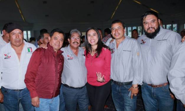 Simey Olvera se compromete con empleo y desarrollo para Hidalgo