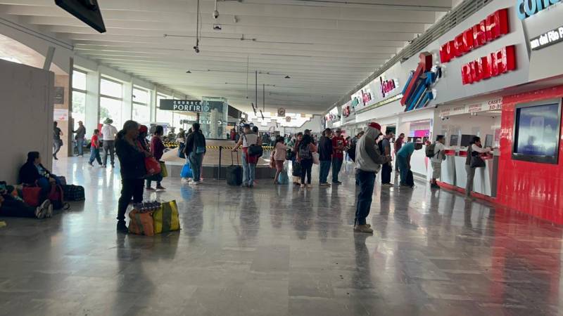 Central de Autobuses de Pachuca, con poco flujo de pasajeros en Semana Santa