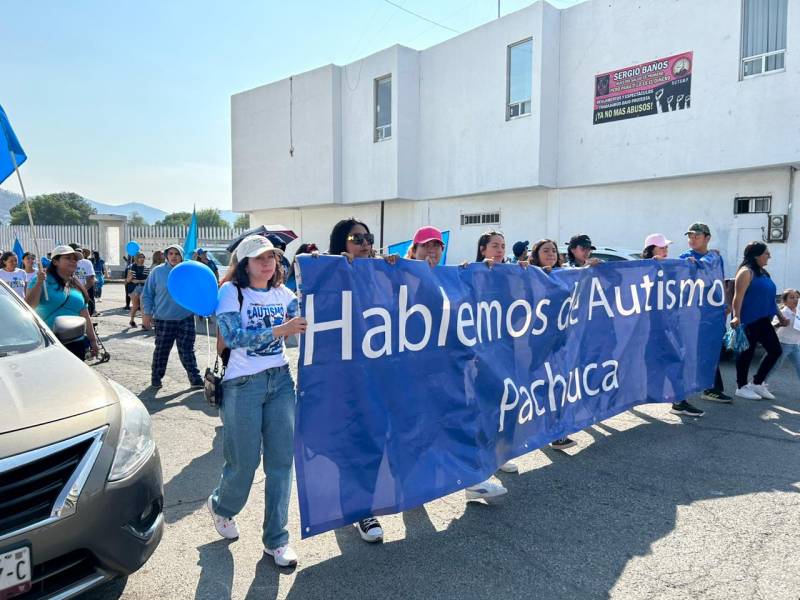 Caminata “Caminando Juntos por el Autismo” une a la comunidad en Pachuca