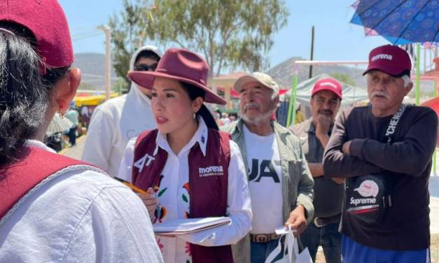 Hilda Miranda va por rescate de espacios deportivos en Mineral de la Reforma
