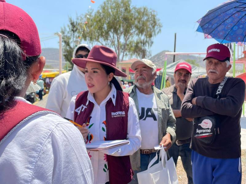 Hilda Miranda va por rescate de espacios deportivos en Mineral de la Reforma