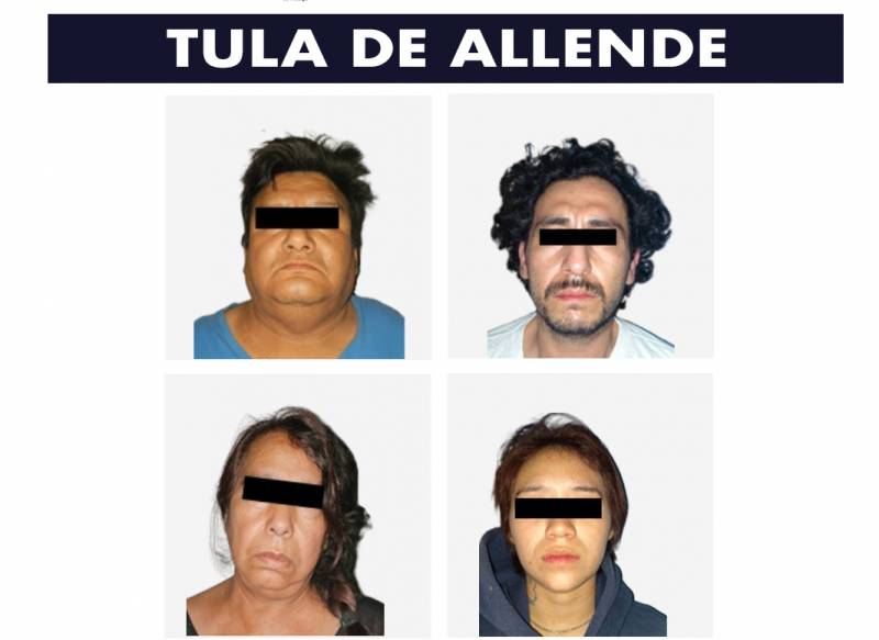 En Tula detienen a 4 narcomenudistas y aseguran más de 5 mil dosis de droga
