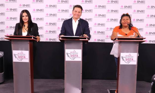 Ausentes 2 candidatos al Senado en debate del INE