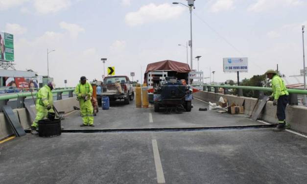 Avanzan obras en puente del Viaducto Río de las Avenidas