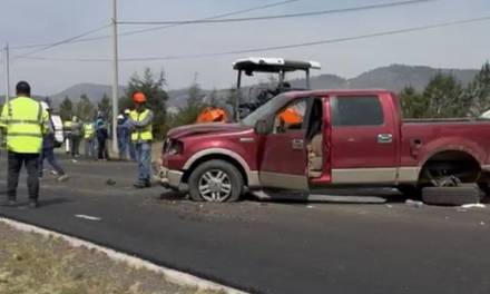 Muere trabajador sobre la carretera Pachuca-Tulancingo