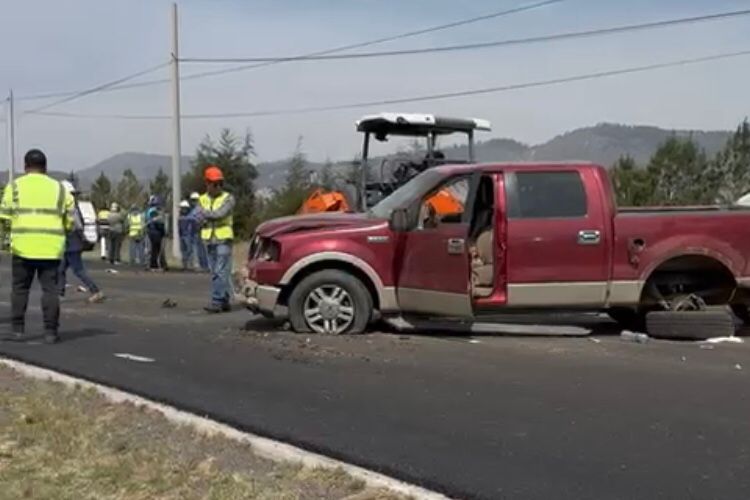 Muere trabajador sobre la carretera Pachuca-Tulancingo