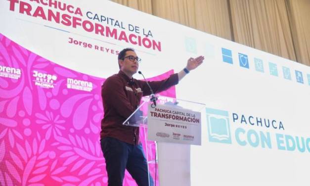 Presenta Jorge Reyes su plan “Pachuca, Capital de la Transformación”