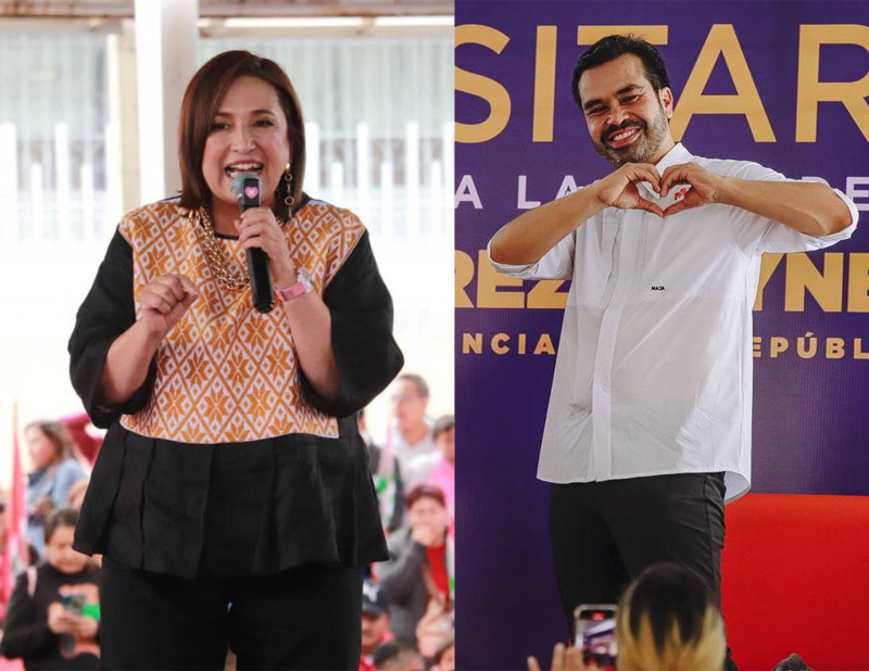 Xóchitl y Máynez estarán en Hidalgo en último día de campañas