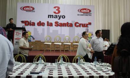 CMIC Hidalgo celebra el 3 de mayo con trabajadores de la construcción