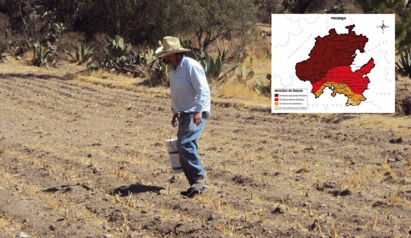 Ya son 46 municipios con sequía excepcional