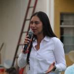 Marlem López realiza compromiso para el cuidado del agua