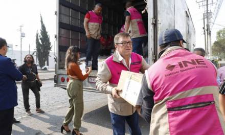 Llegan a Hidalgo más de 6 millones de boletas electorales