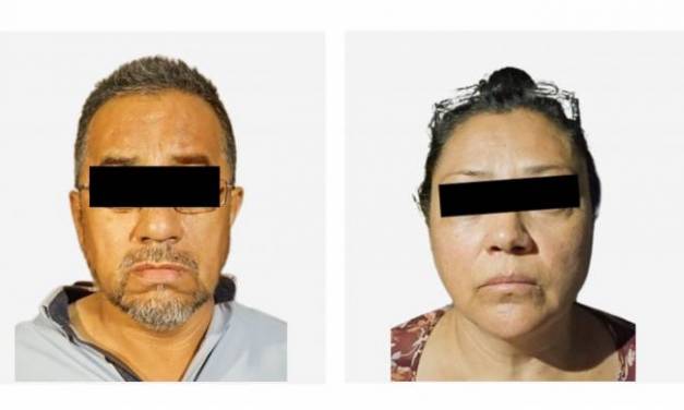 Aseguran a pareja por delitos contra la salud