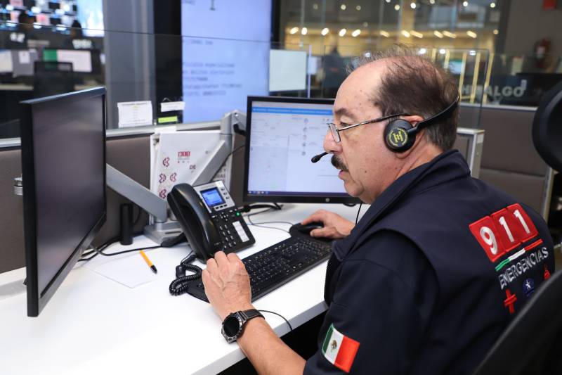 C5i de Hidalgo obtiene máxima calificación en el Sistema 911
